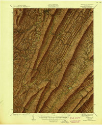 Orbisonia 1944 topographic map thumbnail