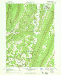 Orbisonia 1966 topographic map thumbnail