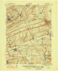 Orwigsburg 1947 topographic map thumbnail