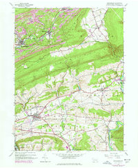 Orwigsburg 1944 topographic map thumbnail