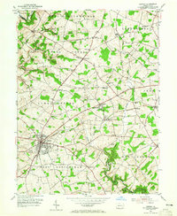 Oxford 1953 topographic map thumbnail