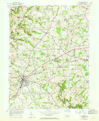 Oxford 1953 topographic map thumbnail