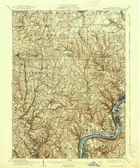 New Kensington 1910 topographic map thumbnail