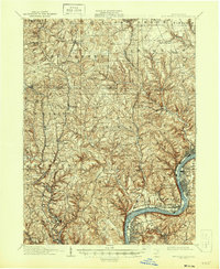 New Kensington 1910 topographic map thumbnail