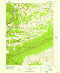 New Ringgold 1956 topographic map thumbnail