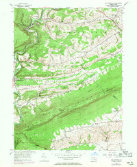 New Ringgold 1956 topographic map thumbnail