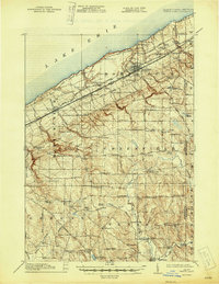 North East 1915 topographic map preview