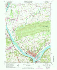 Northumberland 1965 topographic map thumbnail