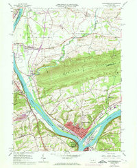 Northumberland 1965 topographic map thumbnail