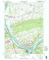 Northumberland 1965 topographic map thumbnail