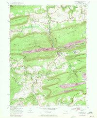 Nuremberg 1955 topographic map thumbnail