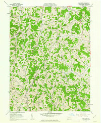 Oak Forest 1961 topographic map thumbnail