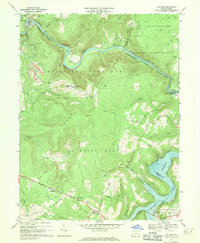 Ohiopyle 1967 topographic map preview