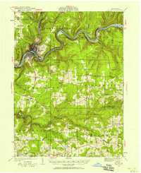 Oil City 1922 topographic map thumbnail