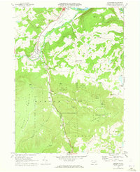Monroeton 1969 topographic map thumbnail