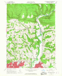 Montoursville North 1965 topographic map thumbnail