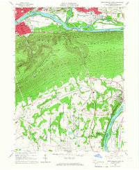 Montoursville South 1965 topographic map thumbnail