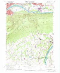 Montoursville South 1965 topographic map thumbnail