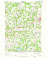 Montrose West 1967 topographic map preview