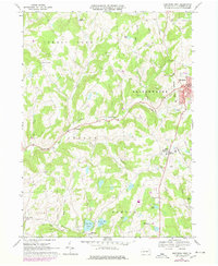 Montrose West 1968 topographic map preview