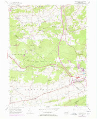 Morgantown 1956 topographic map thumbnail
