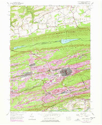 Mount Carmel 1955 topographic map thumbnail
