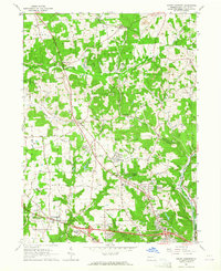 Mount Chestnut 1964 topographic map thumbnail