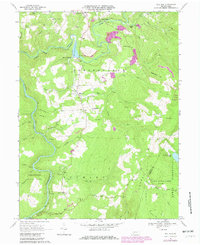 Mill Run 1967 topographic map preview
