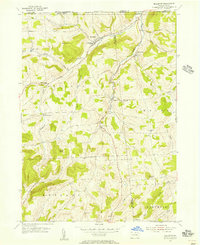 Millerton 1954 topographic map thumbnail