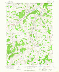 Millerton 1954 topographic map preview