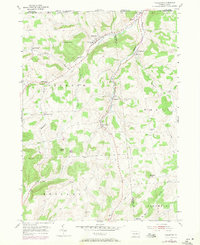 Millerton 1954 topographic map preview