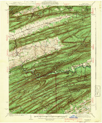 Millheim 1941 topographic map thumbnail