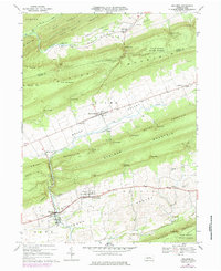 Millheim 1968 topographic map thumbnail