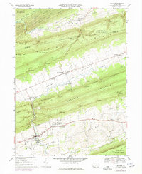 Millheim 1968 topographic map thumbnail