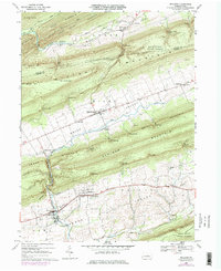 Millheim 1968 topographic map preview