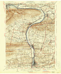 Milton 1924 topographic map thumbnail