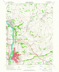 Milton 1965 topographic map thumbnail