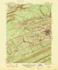 Minersville 1947 topographic map thumbnail