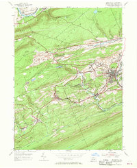 Minersville 1955 topographic map thumbnail