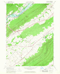 Mingoville 1966 topographic map thumbnail