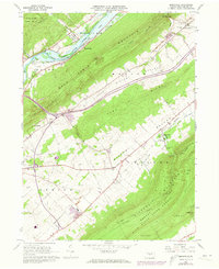 Mingoville 1966 topographic map thumbnail