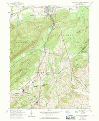 Mount Holly Springs 1952 topographic map thumbnail