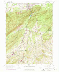 Mount Holly Springs 1952 topographic map thumbnail