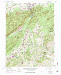 Mount Holly Springs 1952 topographic map thumbnail