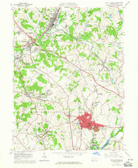 Mount Pleasant 1964 topographic map preview