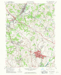 Mount Pleasant 1964 topographic map thumbnail