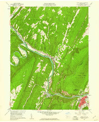 Mount Union 1959 topographic map thumbnail