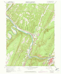 Mount Union 1959 topographic map thumbnail
