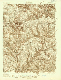 Mt. Jewett 1935 topographic map thumbnail