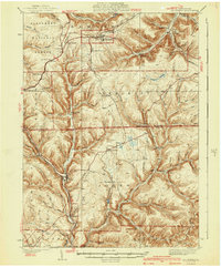 Mt. Jewett 1940 topographic map thumbnail